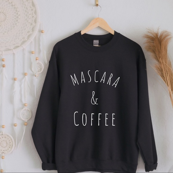 Tops - NEW Mascara Coffee Oversized Sweatshirt Slouchy